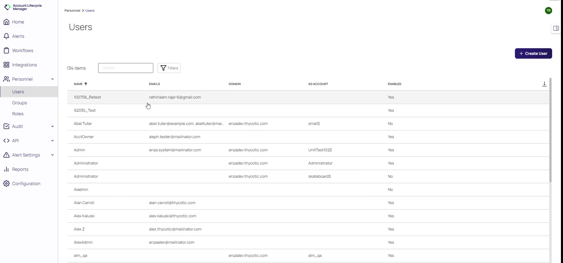 Delinea_Account Lifecycle_Users