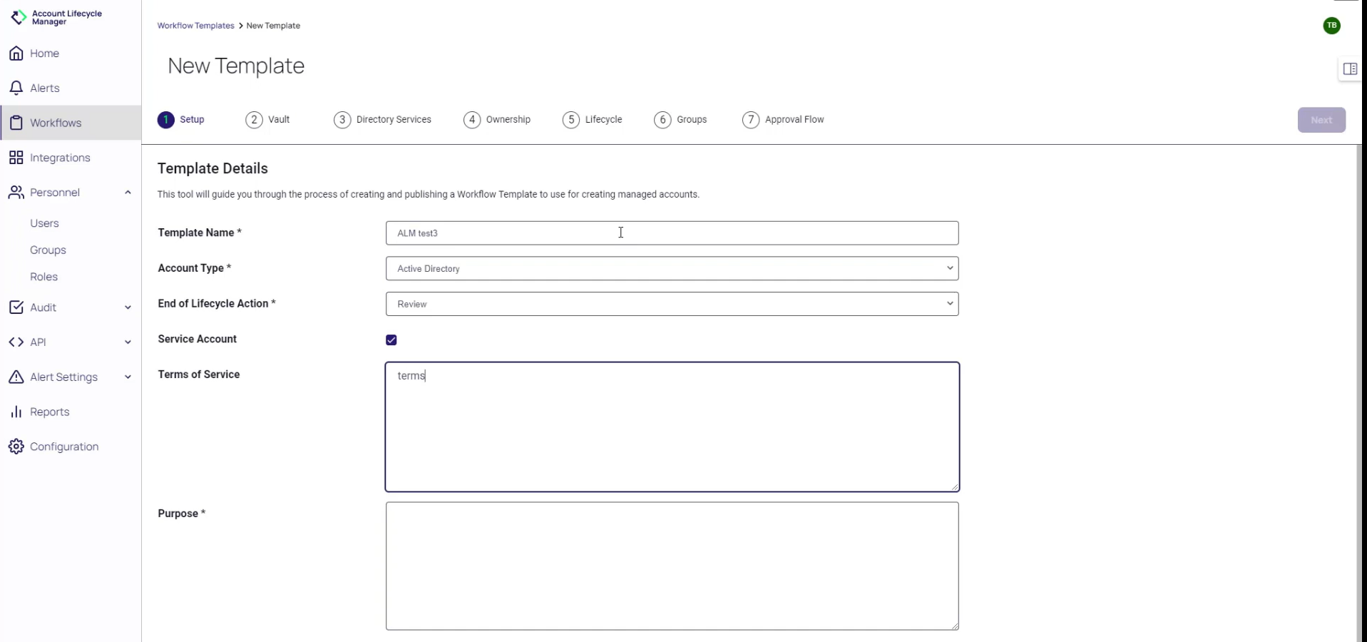 Delinea_Account Lifecycle_Workflows