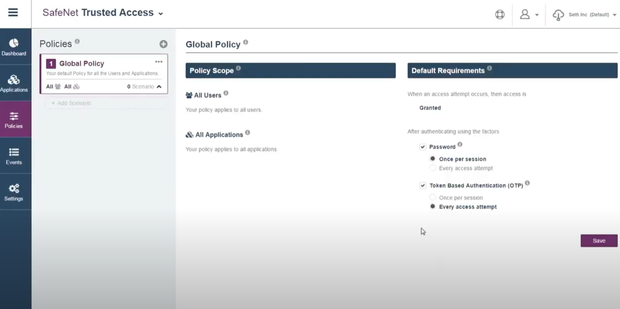 Safenet_Trusted_Global Policy